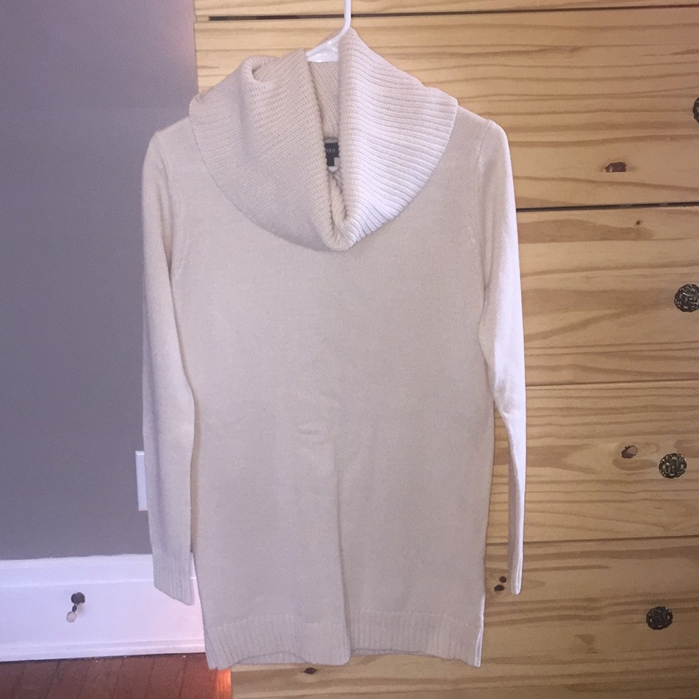 Oversized turtleneck sweater